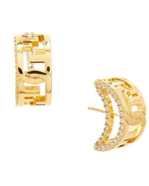 Fendi O'Lock Earrings - Metallic