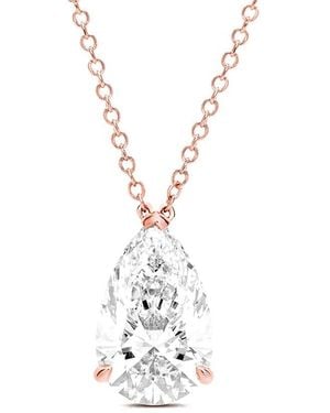 Amairah 14K 1.00 Ct. Tw. Lab-Grown Diamond & Gemstone Pendant Necklace - White