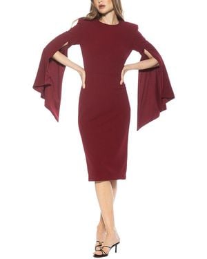 Alexia Admor Brooklyn Sheath Dress - Red