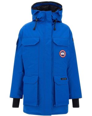 Canada Goose Expedition Long Parka Jacket - Blue