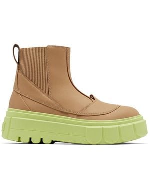Sorel Cariboutm X Chelsea Weatherproof Leather Boot - Green