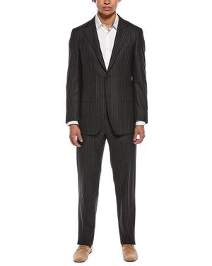 Canali 2Pc Cashmere & Silk-Blend Suit - Black