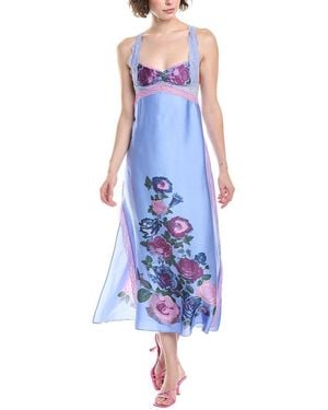 Free People Just Dreamy Maxi Slip Dress - Blue