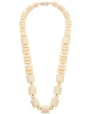 Kenneth Jay Lane Plated Graduated Necklace - Metallic