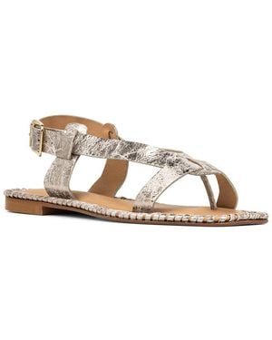 Donald J Pliner Eliya Leather Sandal - Metallic
