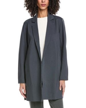 Eileen Fisher Long Blazer - Gray