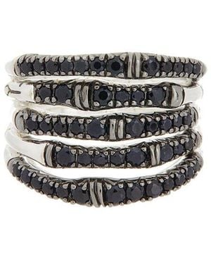 John Hardy Bamboo Heritage Treated Sapphire Ring - White