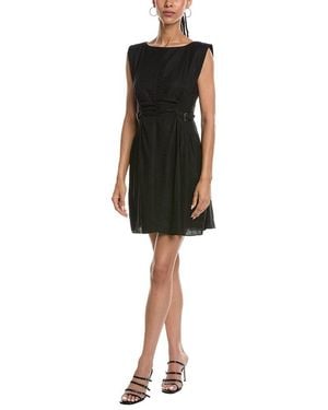 Vince Camuto Sleeveless Printed Mini Dress - Black