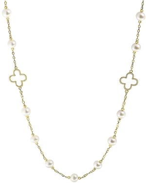 Effy Fine Jewelry 14k 6mm Pearl Necklace - Metallic