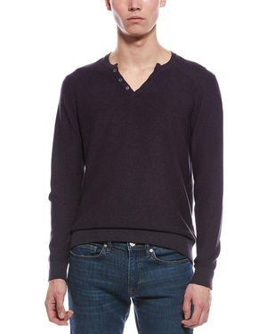 RAFFI Reversible Henley - Blue