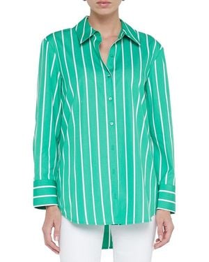 L'Agence Malia Collar Tunic - Green