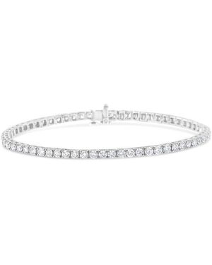 Haus of Brilliance 14K 8.00 Ct. Tw. Diamond Tennis Bracelet - White