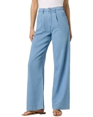 Joe's Jeans Wide Leg Pleated Trouser Emilia Jean - Blue