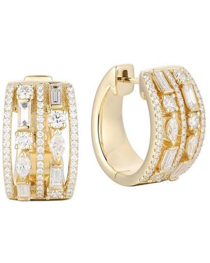 Gregg Ruth 18K 1.62 Ct. Tw. Diamond Earring - Metallic