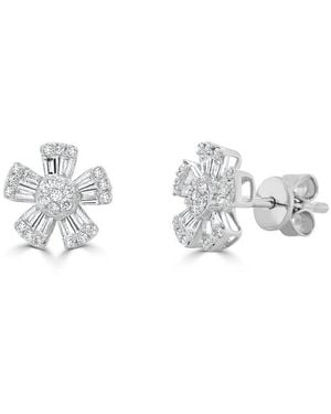 Sabrina Designs 14K 0.48 Ct. Tw. Diamond Stud Earrings - Metallic