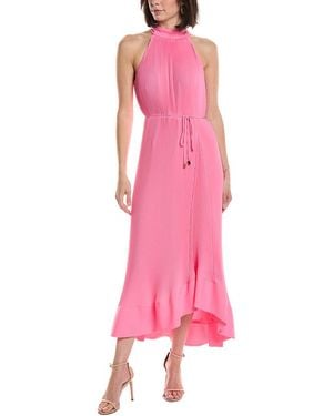MILLY Nalani Midi Dress - Pink