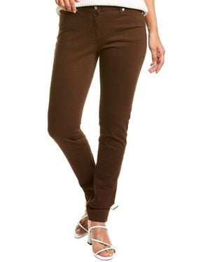 J.McLaughlin Lexi Ice Blue Straight Leg Jean - Brown