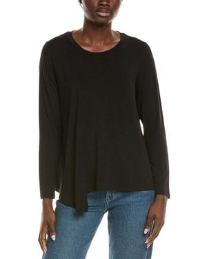 Eileen Fisher Crew Neck Top - Black
