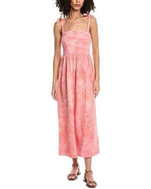 Faherty Dune Gauze Ella Dress - Pink