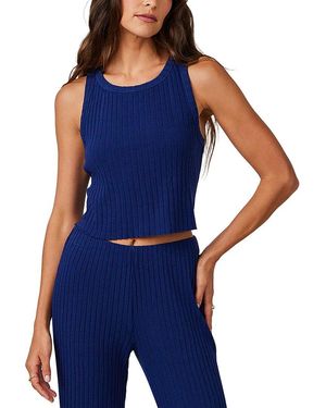 Bella Dahl Raw Edge Tank - Blue