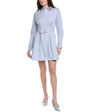 Proenza Schouler Label Viola Silk-Blend Dress - Blue