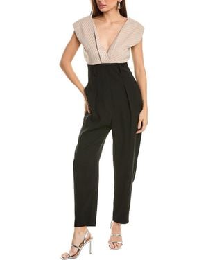 Brunello Cucinelli Wool-Blend Jumpsuit - Black