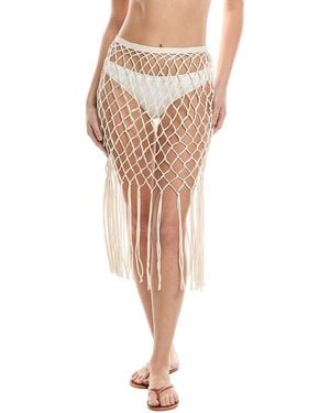 Palmacea Ariel Macrame Cover-Up Skirt - Natural