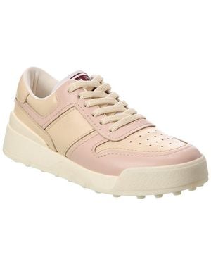 Tod's Leather Trainer - Natural