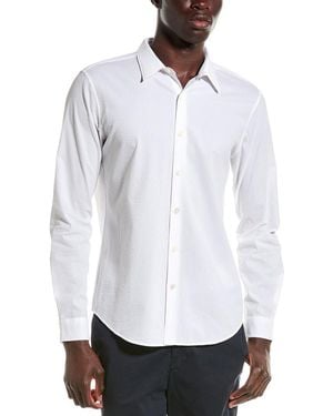 Theory Rammy Seersucker Shirt - White