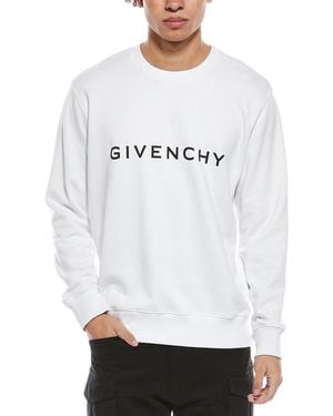 Givenchy Slim Fit Crewneck Sweatshirt - White