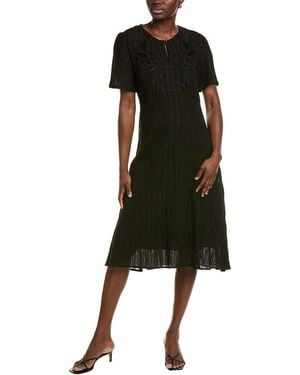 Johnny Was Calme By Mirah Midi Dress - Black