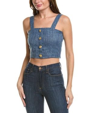 Bishop + Young Parker Tweed Top - Blue