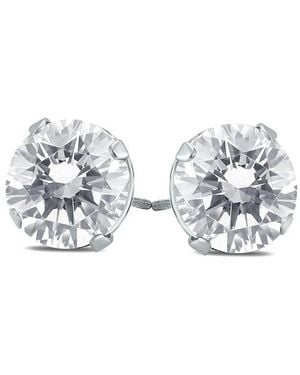 True Diamond 14k 0.71 Ct. Tw. Diamond Studs - Metallic