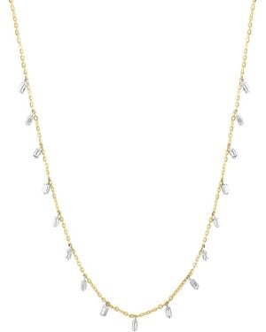 Effy Fine Jewelry 14K 0.41 Ct. Tw. Diamond Necklace - Metallic