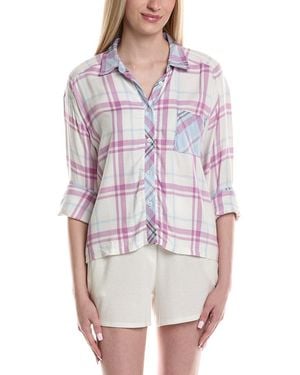 Pj Salvage Seeing Stripes Shirt - White