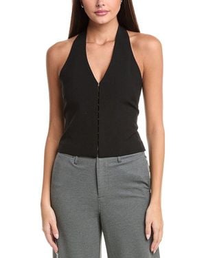 Rag & Bone Irina Wool-Blend Halter Top - Black