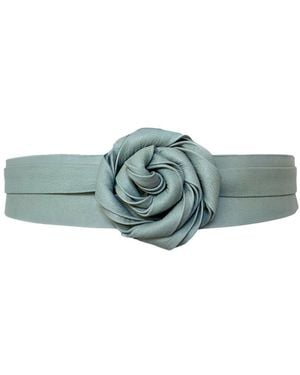 Ada Midi Wrap Leather Belt - Green