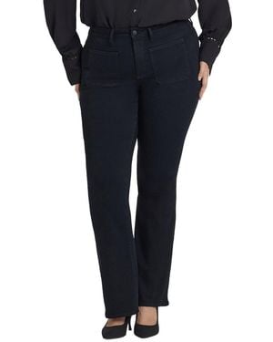 NYDJ Plus Ava Huntley Flare Jean - Blue