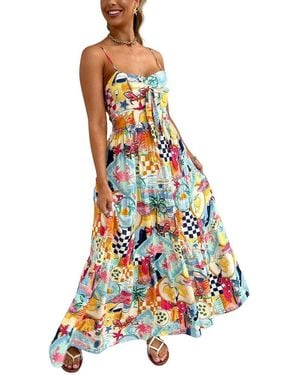 Ariele Tesoro Midi Dress - White