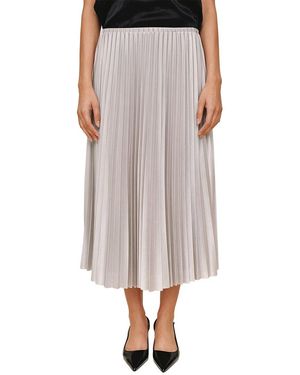 Bella Dahl Pleated Skirt - Grey
