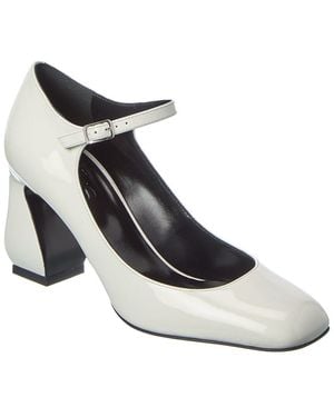 Sergio Rossi Patent Pump - White