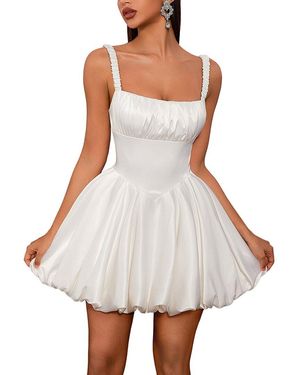 Amanda Royal Mini Dress - White