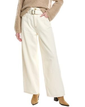 Ganni Heavy Denim Paperbag Jean - Natural