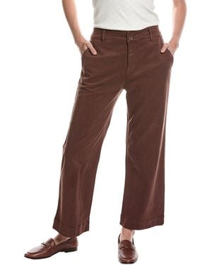 Bella Dahl Saige Wide Leg Crop Pant - Brown