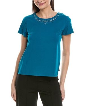 KARL LAGERFELD Crewneck Top - Blue