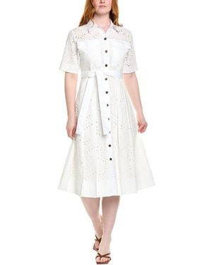 10 Crosby Derek Lam Lincoln Shirtdress - White