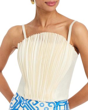 mestiza Scallopini Top - White