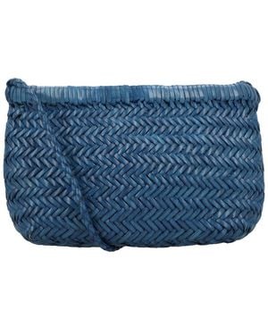 Dragon Diffusion Minsu Leather Crossbody - Blue