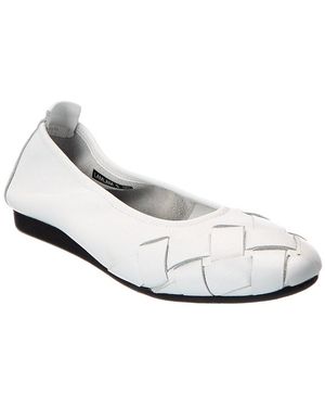 Arche Lamlam Leather Flat - White
