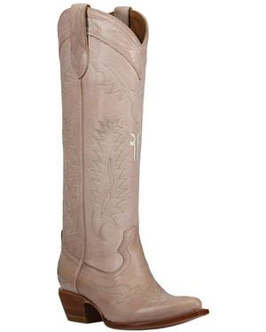 Frye Sacha Feather Deco Leather Boot - Brown